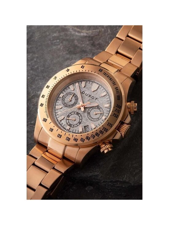 NWT Duxot Atlantica Chronograph Quartz White Dial Men\'s Watch